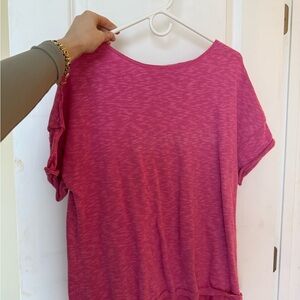 Amazon Women's Short Sleeve Pink Tee